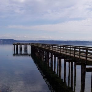 Tramp Harbor Dock on Vashon Island Washington