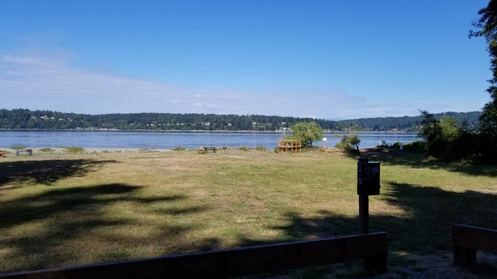 Lisabeula beach park on Vashon Island