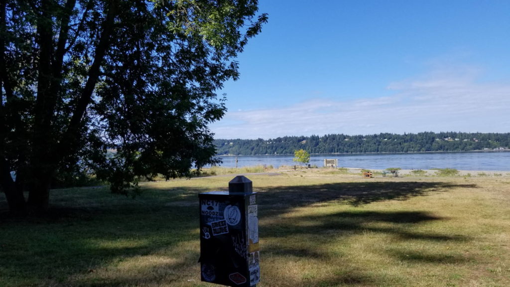 Lisabeula beach park on Vashon Island