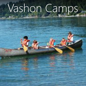 Information on all the camps on Vashon Island Washington