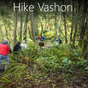 Where to hike on and around Vashon Island Washington.