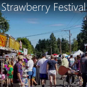 Details about the Vashon Island Strawberry Festival on Vashon Island Washington.