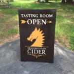 Dragon's Head Cider tasting room on Vashon Island. Hours, details.