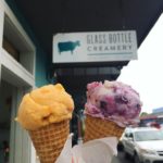 Glass Bottle Creamery - Vashon Island - Ice cream cones