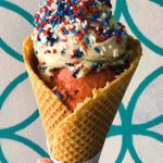 Glass Bottle Creamery - Vashon Island - Ice cream waffle cone