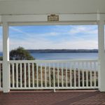 Vashon Island VRBO - KVI Beach House view back porch