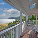 Vashon Island VRBO - KVI Beach House view back porch