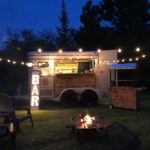 Unstabled Spirits - Vashon Island Mobile bar for Weddings and Parties - the setup